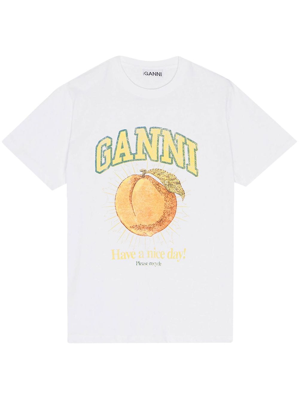 Ganni Basic Peach T-Shirt