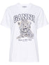 GANNI T-shirts and Polos White