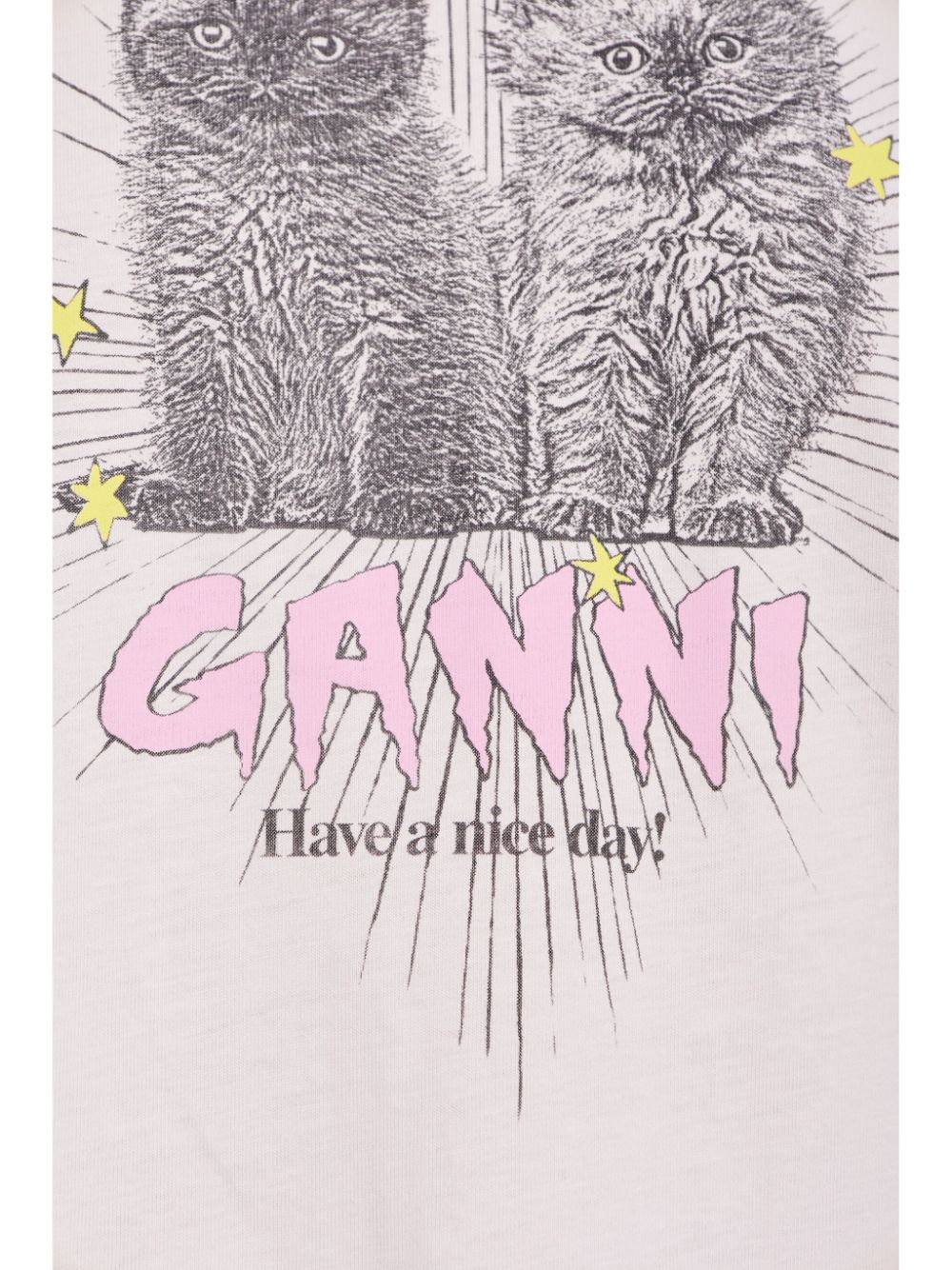 GANNI Light Pink T-shirts