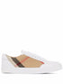 Burberry House Check Low-Top Sneakers White