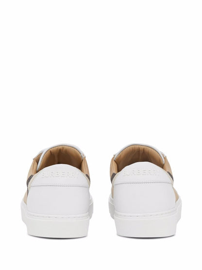 Burberry House Check Low-Top Sneakers White