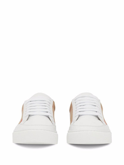 Burberry House Check Low-Top Sneakers White