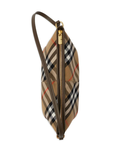 Burberry Baguette check shoulder Bag Beige