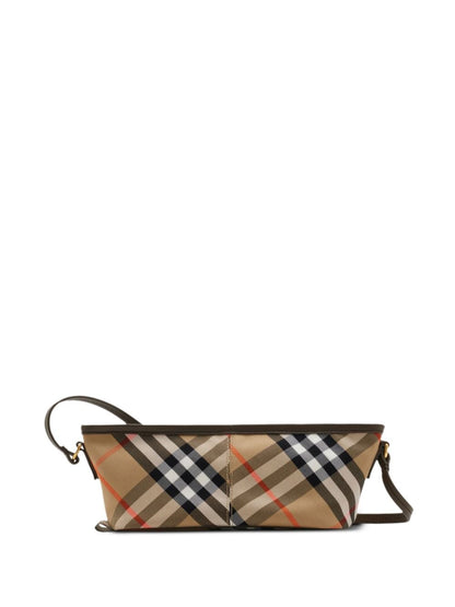 Burberry Baguette check shoulder Bag Beige