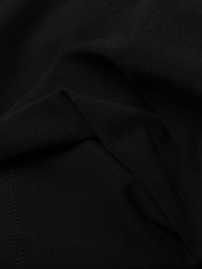 Diesel Cut-Out Cotton Mini Dress Black black