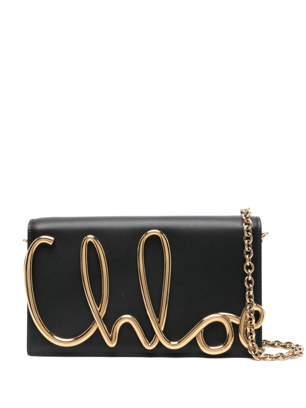 Chloé Logo Iconic Crossbody Bag Black
