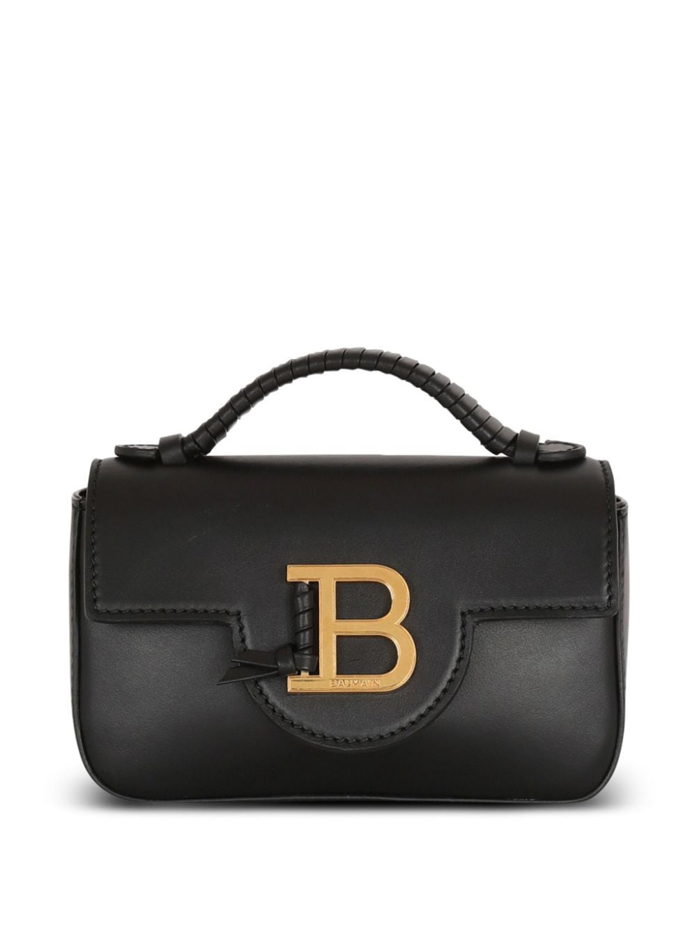 Balmain Black B-Buzz Mini Leather Bag