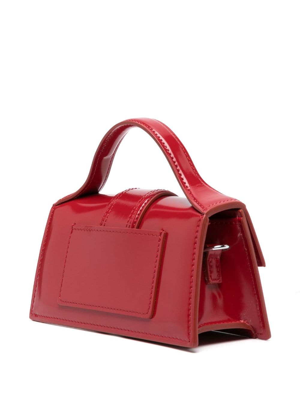 JACQUEMUS The Bambino Leather Handbag Red