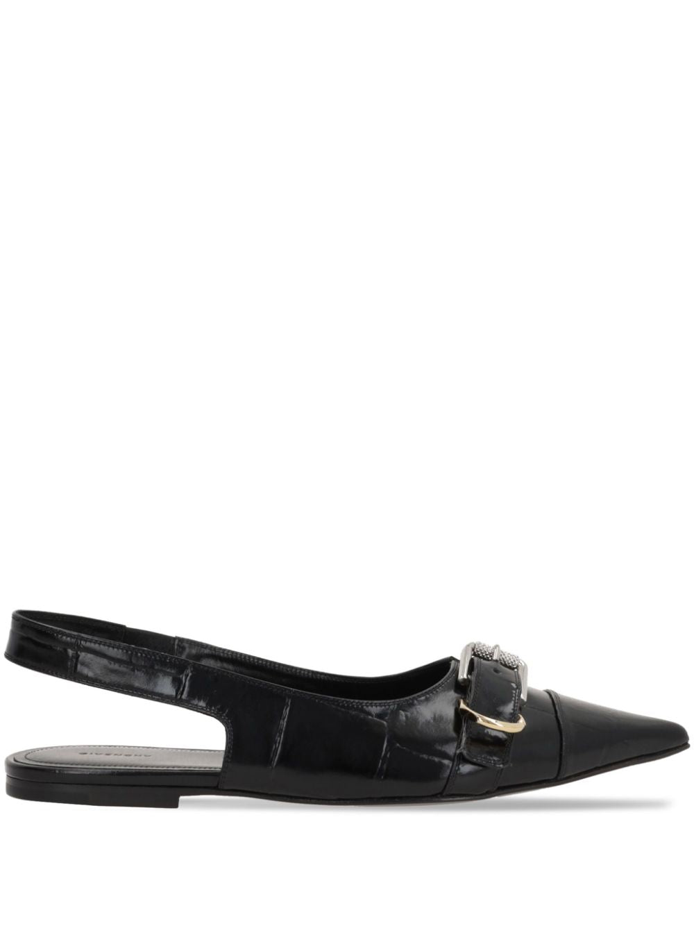 Givenchy Voyou Slingback Ballets Black