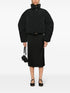 JACQUEMUS Cropped Down Puffer Jacket Black