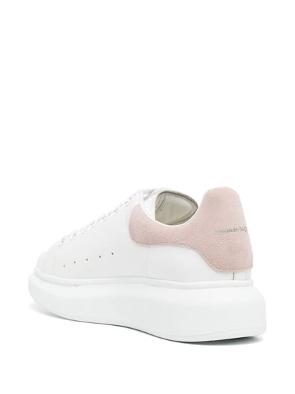 Alexander McQueen Oversized Leather Sneakers Pink
