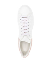 Alexander McQueen Oversized Leather Sneakers Pink