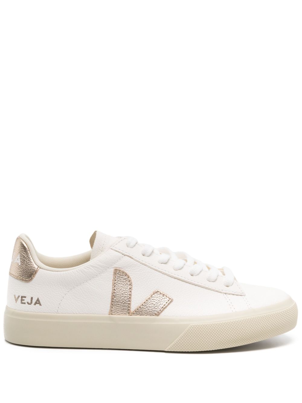 Veja Gold-tone Sneakers