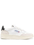 Autry Medalist Low-Top Sneakers in White and Black White