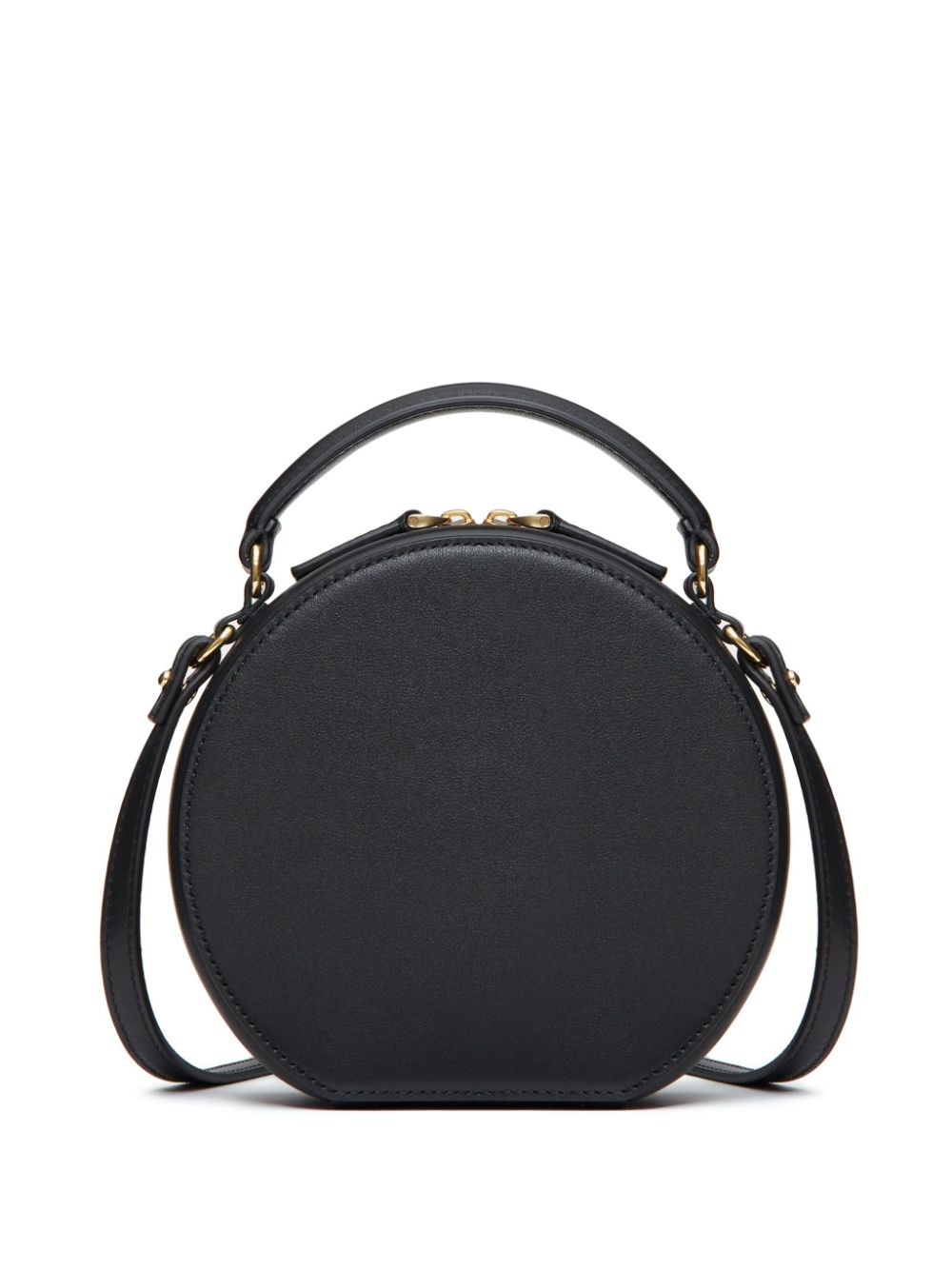 Valentino Garavani VLogo Signature Mini Leather Clutch Bag Black