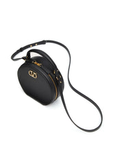 Valentino Garavani VLogo Signature Mini Leather Clutch Bag Black