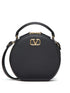Valentino Garavani VLogo Signature Mini Leather Clutch Bag Black