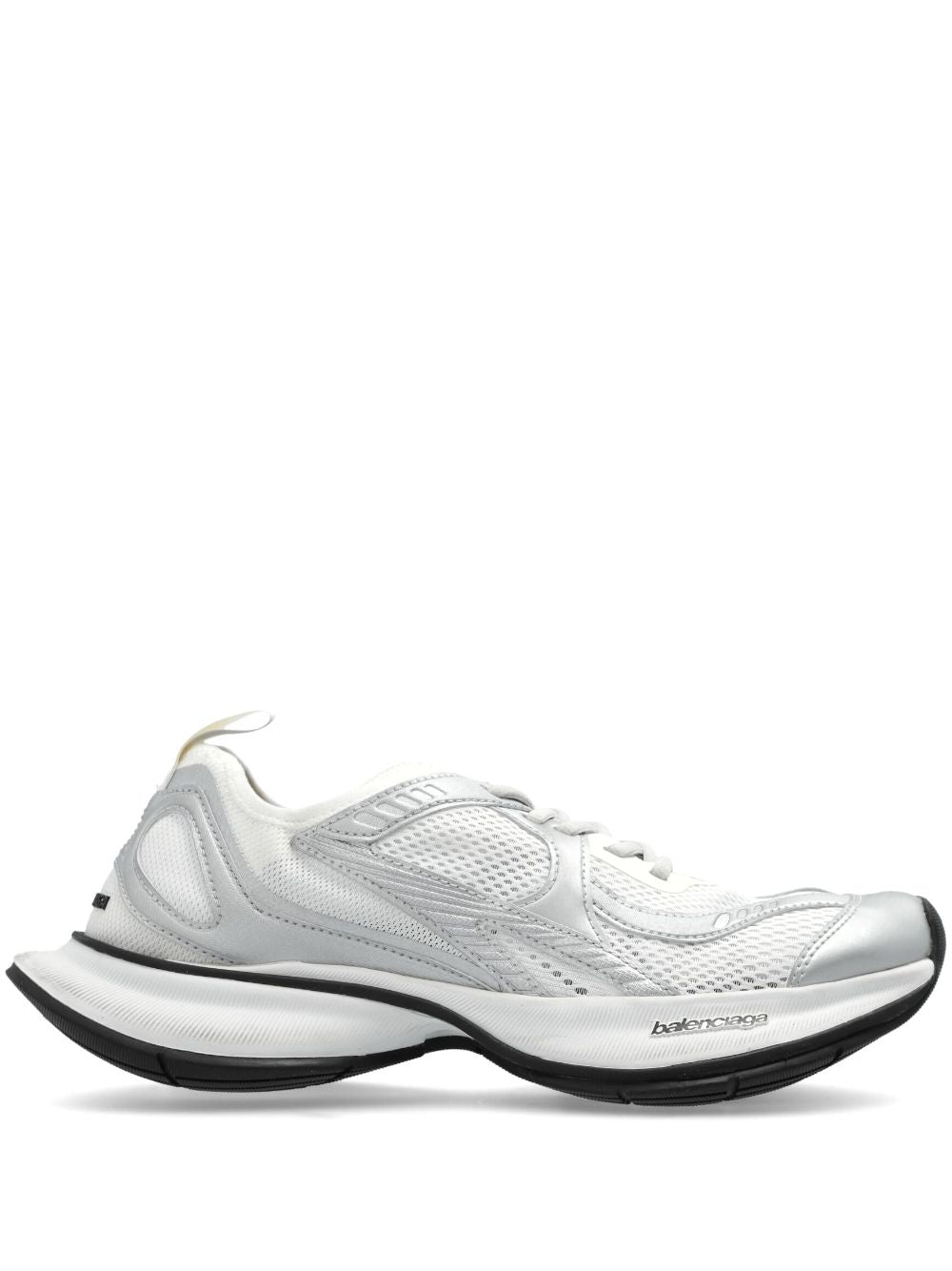 Balenciaga Circuit Paneled Mesh Chunky Sneakers White