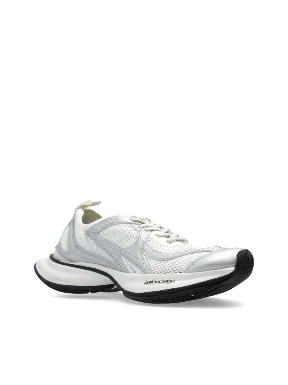 Balenciaga Circuit Paneled Mesh Chunky Sneakers White