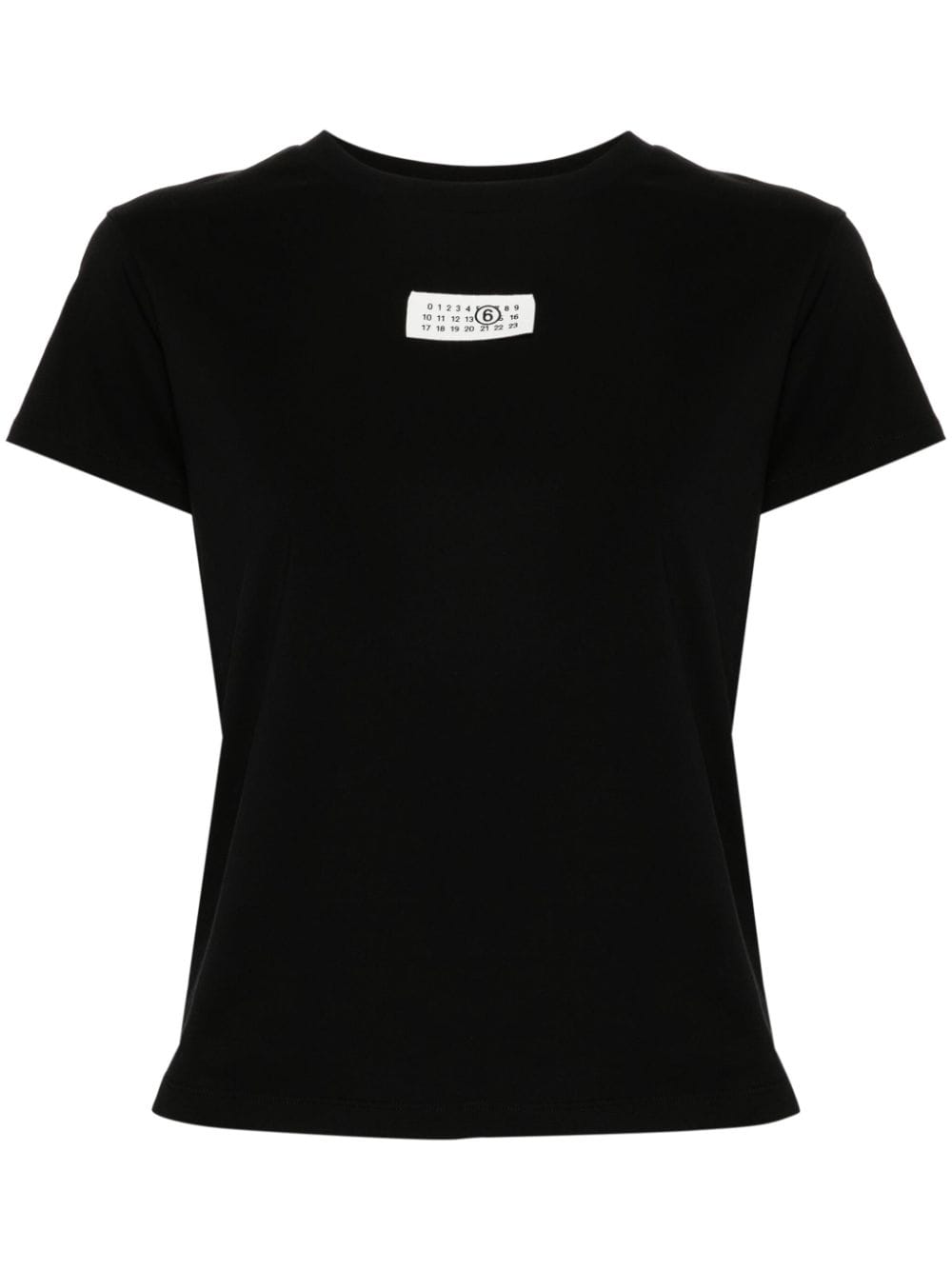 MM6 Maison Margiela Cotton Signature T-shirts Black