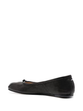 Maison Margiela Black Tabi Toe Ballet Flats