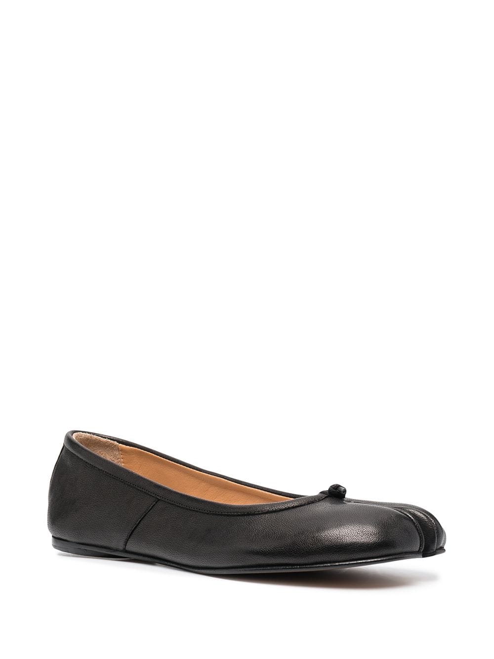 Maison Margiela Black Tabi Toe Ballet Flats