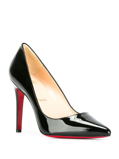 Christian Louboutin Pigalle 100mm Leather Pumps Black