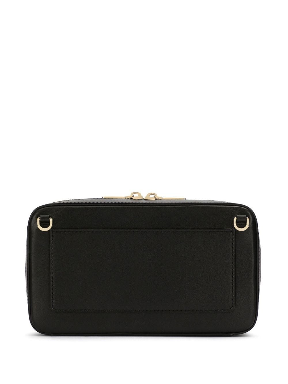 Dolce &amp; Gabbana Embossed-logo crossbody bag Black