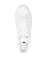 Dolce & Gabbana Calfskin Portofino Sneakers White