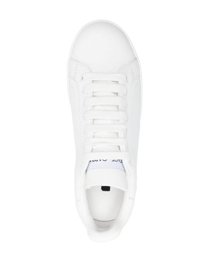 Dolce &amp; Gabbana Calfskin Portofino Sneakers White