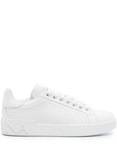 Dolce & Gabbana Calfskin Portofino Sneakers White