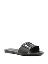 Dolce & Gabbana Rubber beachwear sliders Black