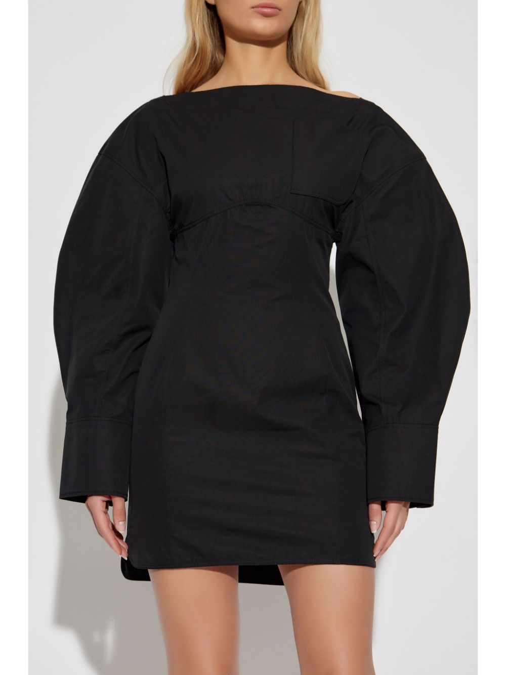 JACQUEMUS The Casaco Shirt Dress Black