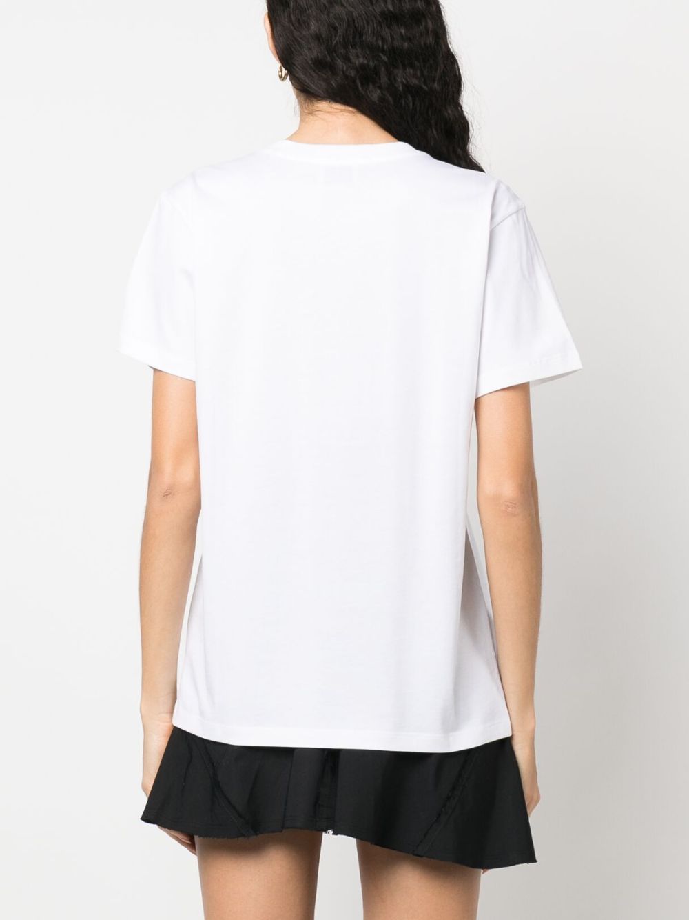 Isabel Marant Vidal Logo Organic Cotton T-Shirt White