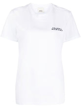 Isabel Marant Vidal Logo Organic Cotton T-Shirt White
