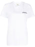 Isabel Marant Vidal Logo Organic Cotton T-Shirt White