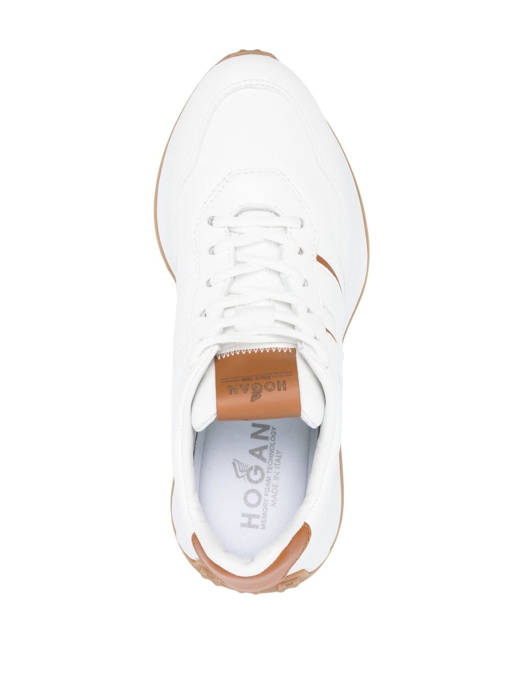 HOGAN PRE logo-patch low-top Sneakers White