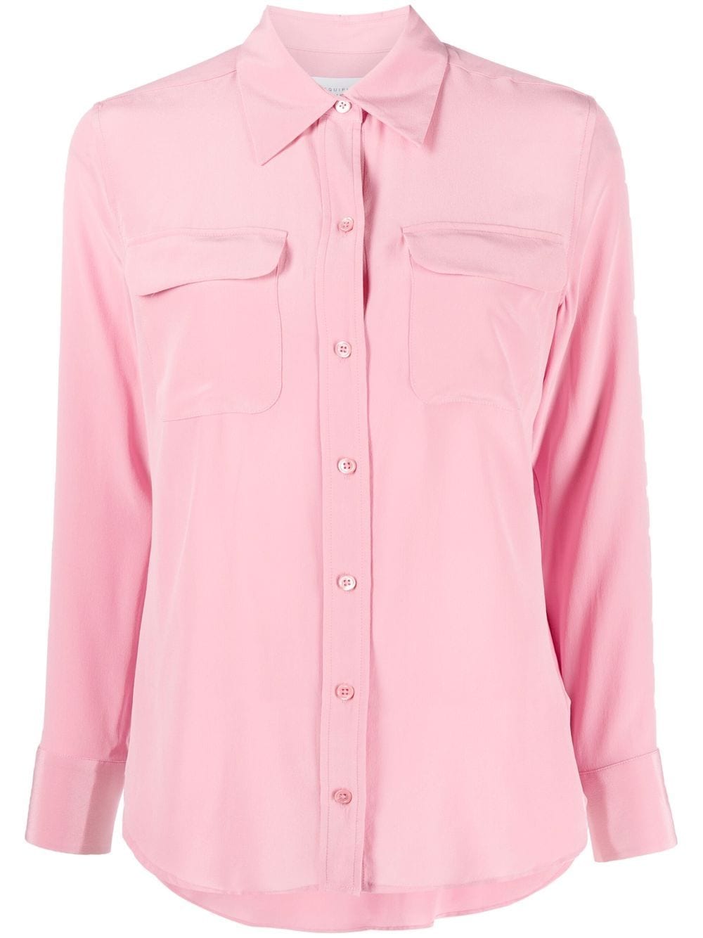 Equipment Signature Silk Shirts Pink