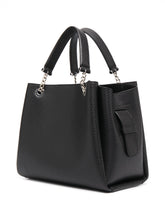 Emporio Armani Faux Leather Handbag Black