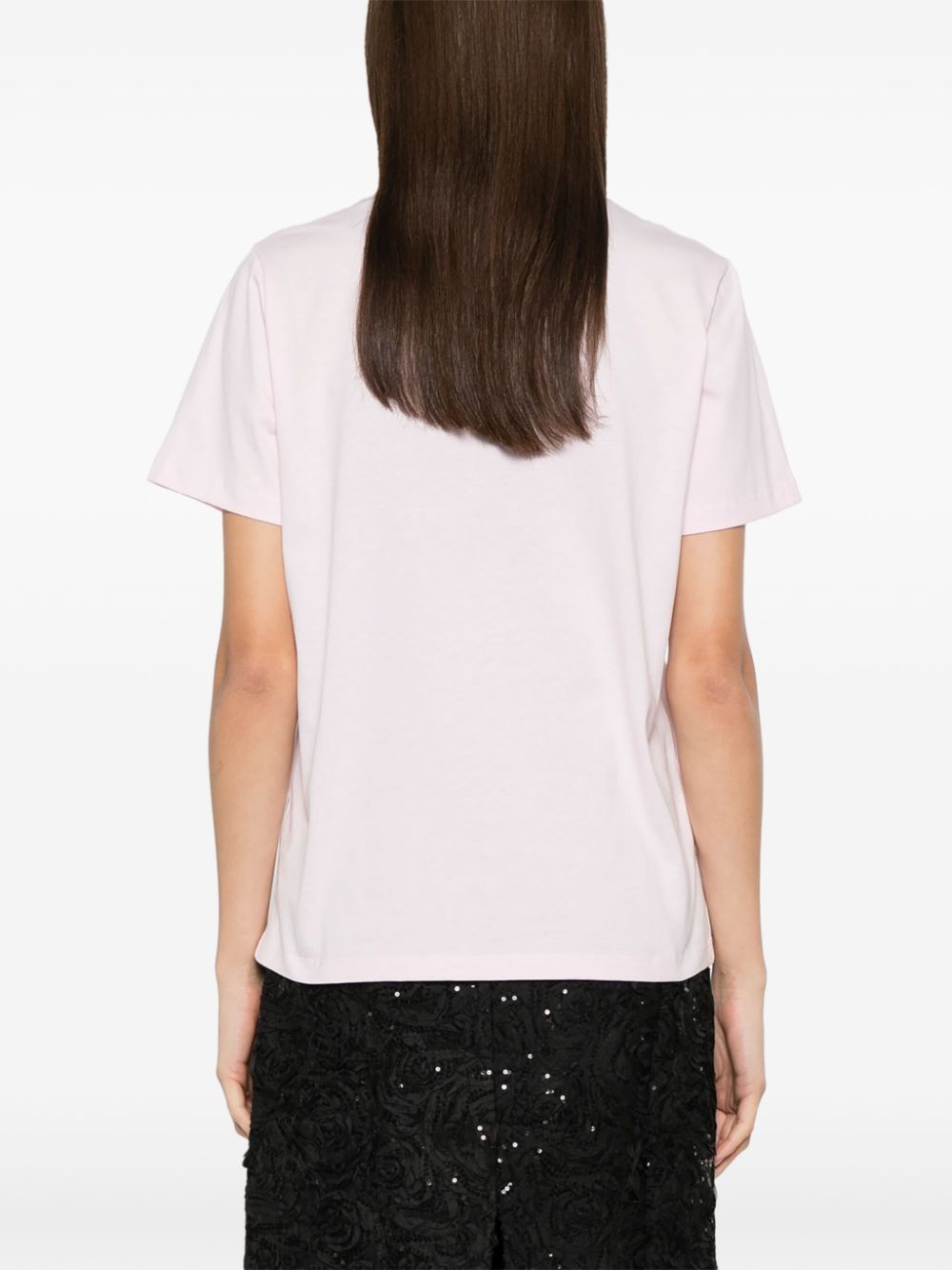 GANNI light pink Leopard T-shirt