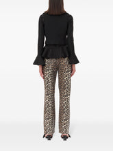 Ganni Sleeveless Crepe Zip Tank Top Black