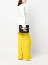 Victoria Beckham Mini Chain Pouch Leather Clutch Bag Black