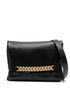 Victoria Beckham Mini Chain Pouch Leather Clutch Bag Black