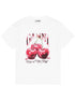 GANNI White Cherry Print T-shirts