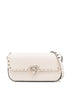 Valentino Garavani Rockstud Pebbled Calf Leather Crossbody Bag White