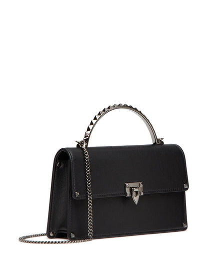 Valentino Garavani Rockstud Mini Nappa Leather Clutch Bag Black black