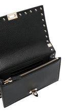 Valentino Garavani Rockstud Mini Calf Leather Clutch Bag Black