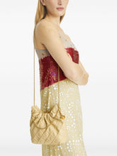 Tory Burch Mini Fleming Hobo Bag beige