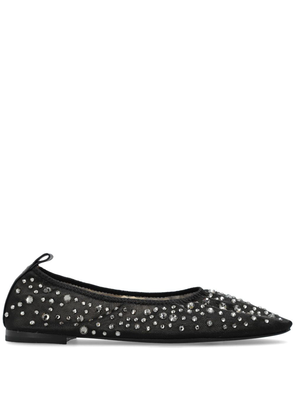 Tory Burch Crystal Embellished Ballerina Flats in Black