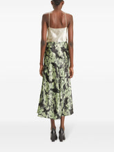 Tory Burch Printed long skirt Green